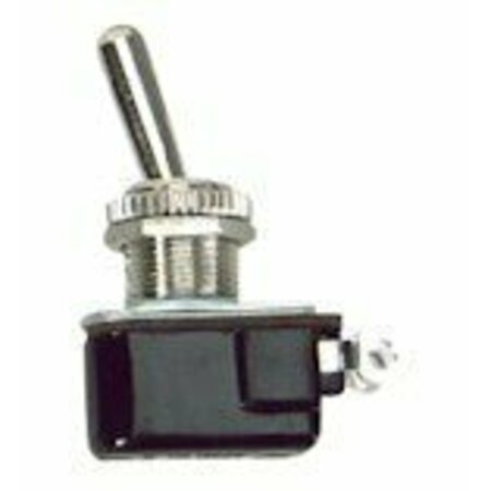 WHITECAP IND MARINE ROCKER SWITCH Toggle; Non-Lighted; Brass; Without Safety Cover; 2 Position S-8066C